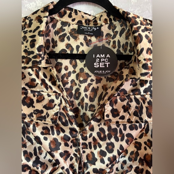 Leopard Print Two-Piece Set - Picture 3 of 10